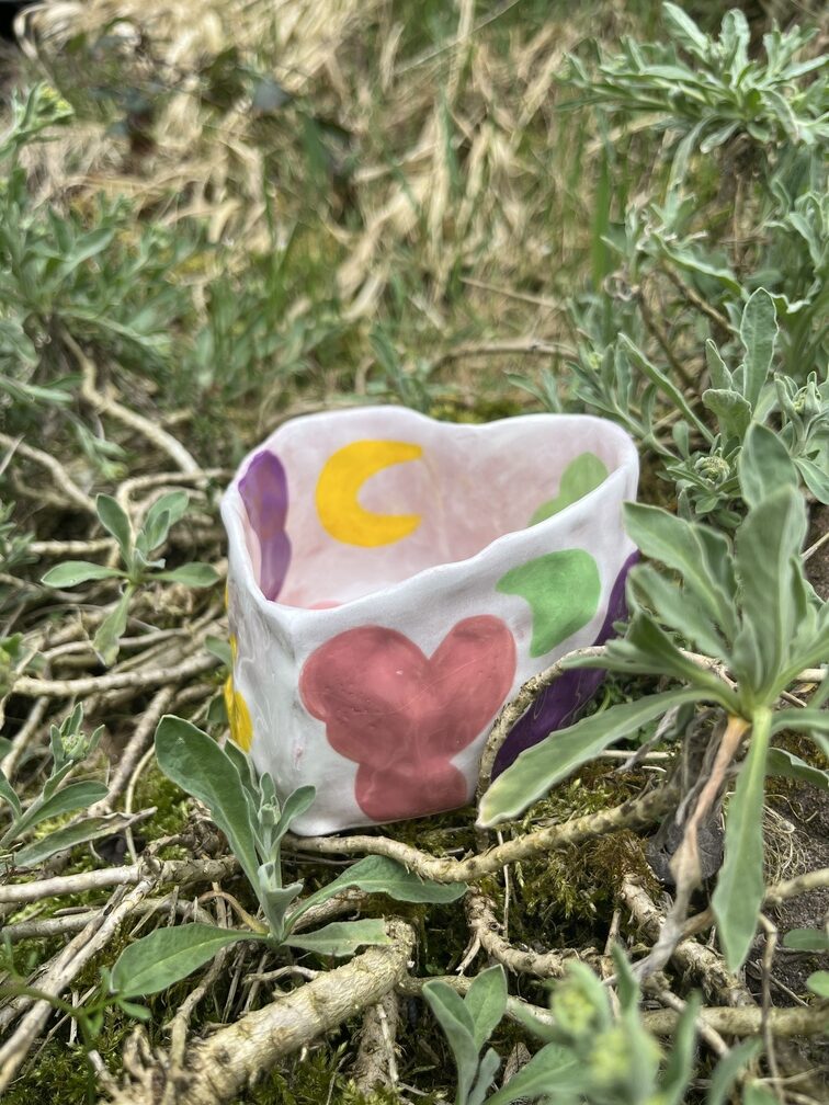 Tasse artisanale en forme de cœur "Love Family" – Image 3