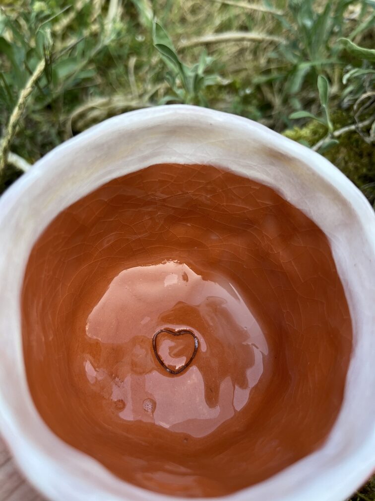 Petite tasse artisanale à café "My Love" – Image 4