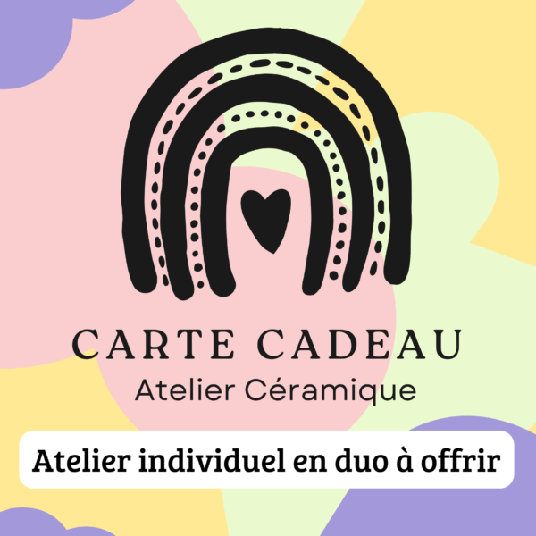carte cadeau atelier en duo à offrir